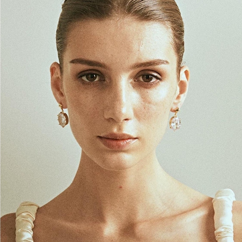 Medium sized statement earrings